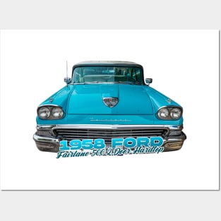 1958 Ford Fairlane 500 2 Door Hardtop Posters and Art